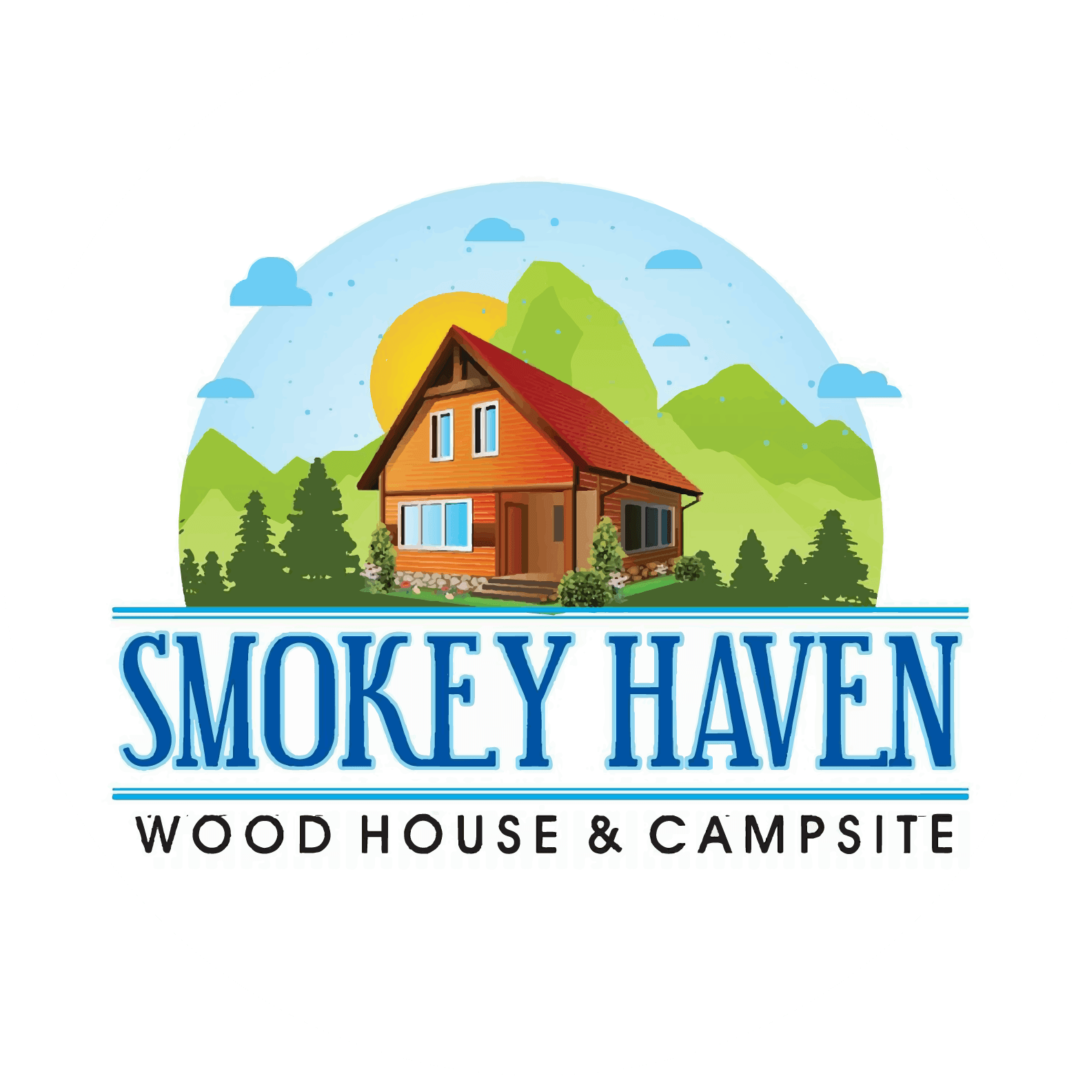 Smokey Haven Wood House And Cottages (1600x1600), Png Download