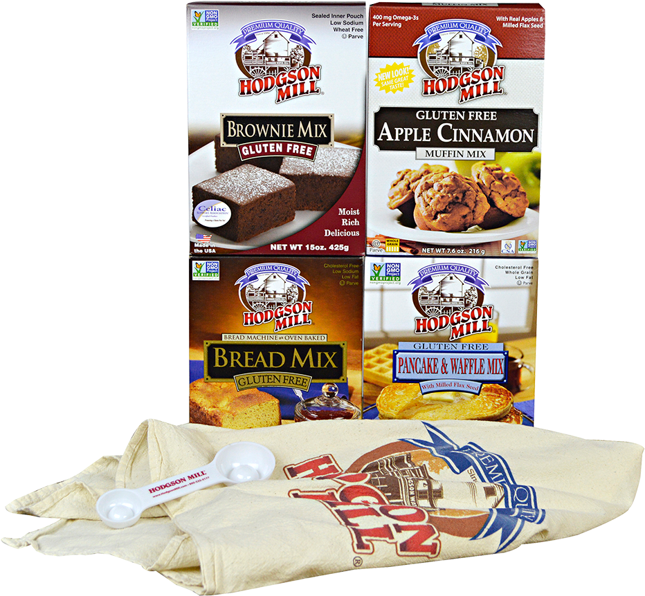 Bite-sized Gluten Free Gift Basket - Hodgson Mill Pancake & Waffle Mix - 16 Oz Box (1000x1000), Png Download