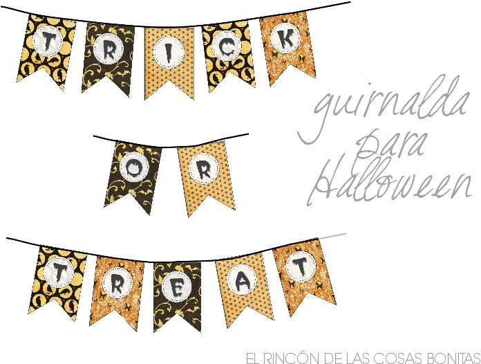 Freebie Guirnalda Imprimible Para Halloween - Banner (750x562), Png Download