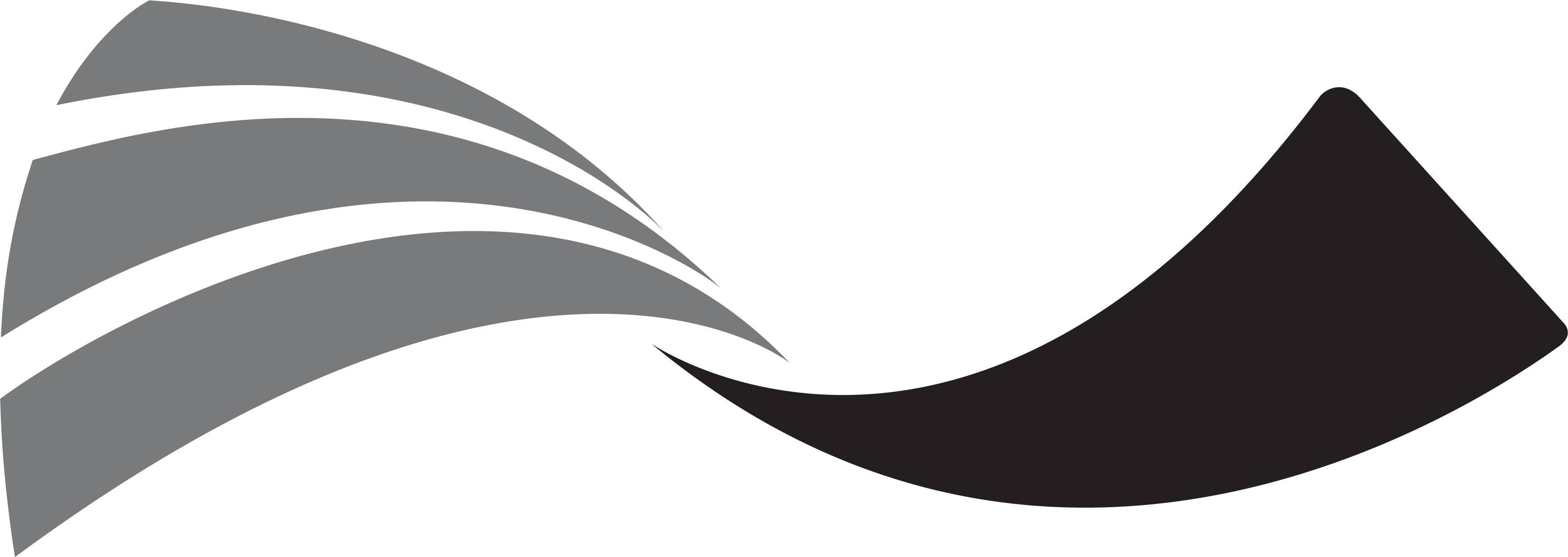 2018 Rjhs Swoosh Grey Black (3464x1230), Png Download