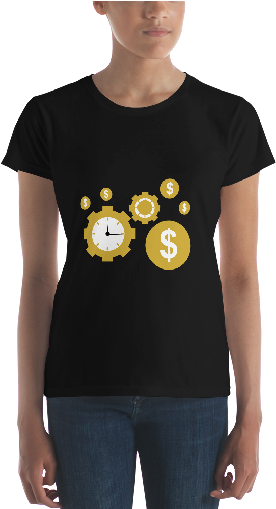 Time Is Money Women's Short Sleeve T-shirt - Nadie Me Ayuda En Esta Casa (1000x1000), Png Download
