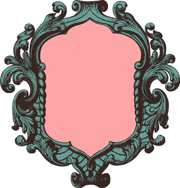 Marcos Vintage Clipart 5 By Daniel - Vintage Picture Frame Illustration (600x625), Png Download