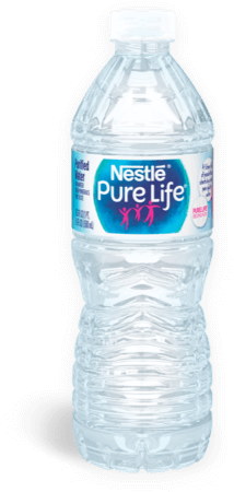 9 Oz Bottle Of Nestle Pure Life Purified Water - Nestlé Pure Life (442x562), Png Download
