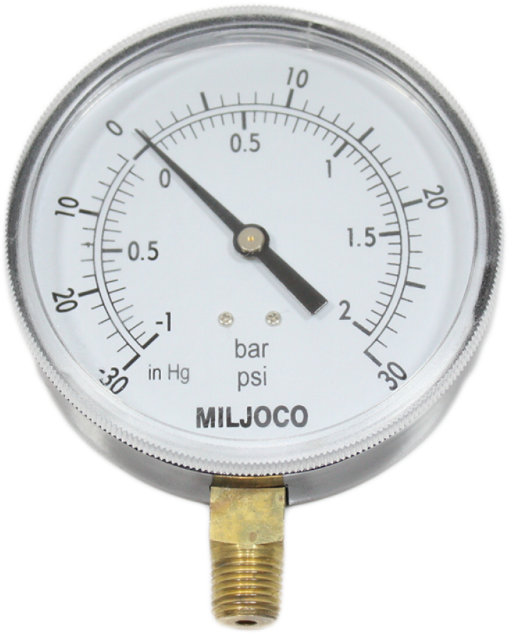 5" Vacuum/pressure Guage - Compound Gauge (999x999), Png Download