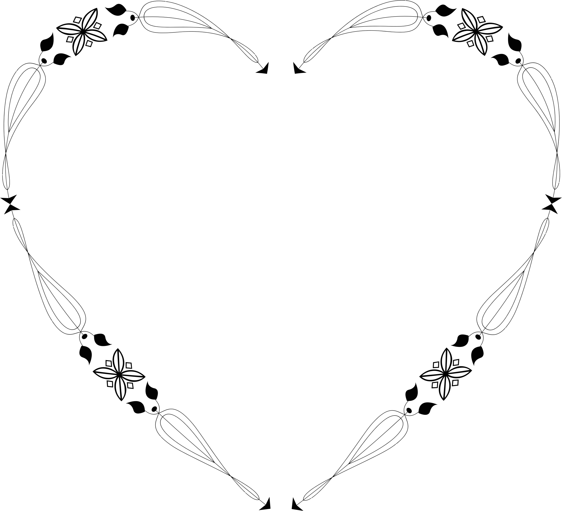 Big Image - Necklace Black And White Clipart Png Format (2344x2130), Png Download