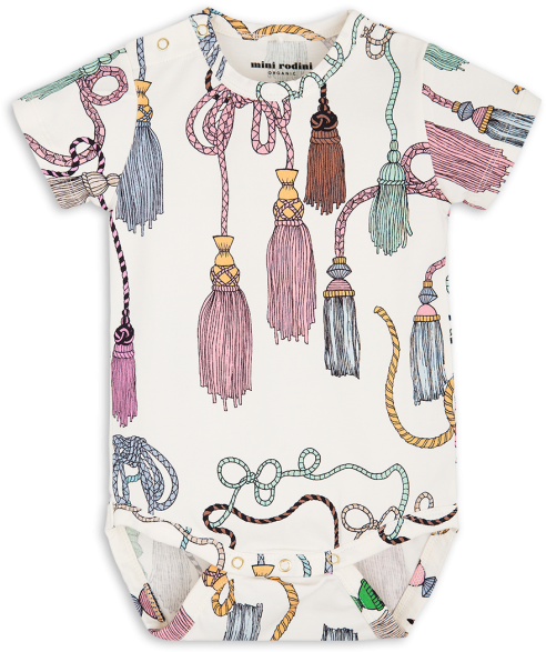 Tassels Short Sleeve Body - Mini Rodini Tassels Tee (615x800), Png Download
