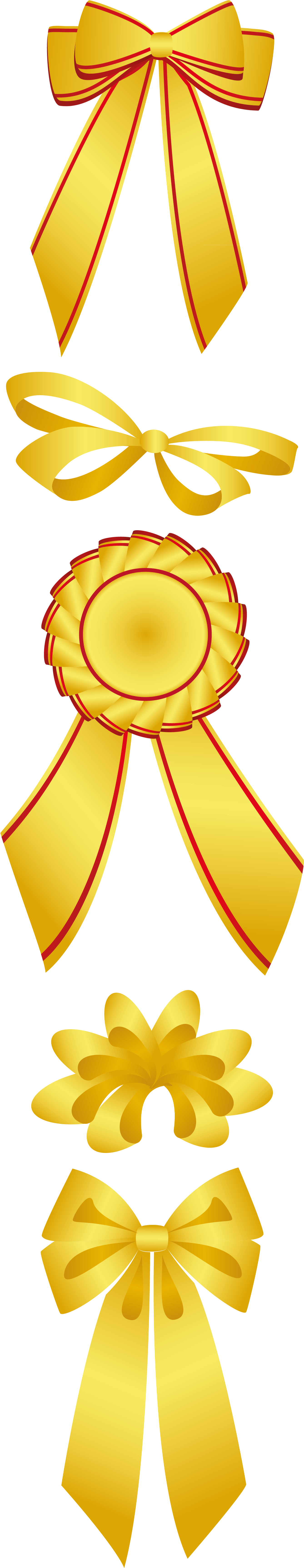 Gold Ribbon Bow Png For Kids - School Batches (1702x7090), Png Download