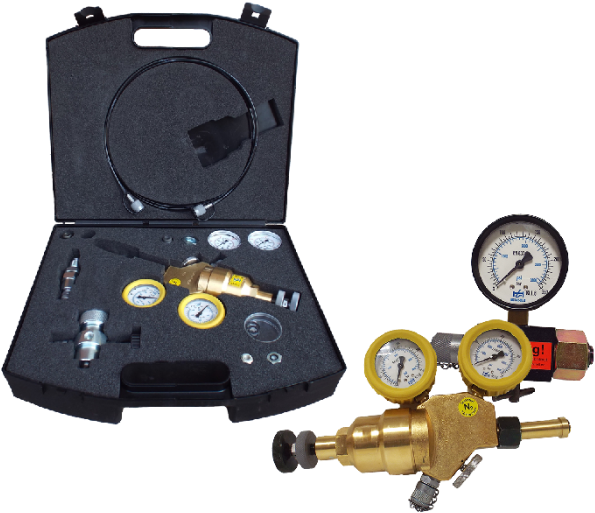 Minimess Gas Charging Valves & Charging Kitsaccumulator - Accumulator Pressure Test Charging Kit (700x700), Png Download