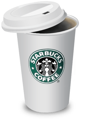 Vaso De Papel Starbucks - Starbucks Cup Png (400x400), Png Download