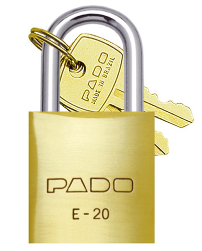 Cadeado Pado 20mm - Cadeado Latão 25mm Pado (500x500), Png Download