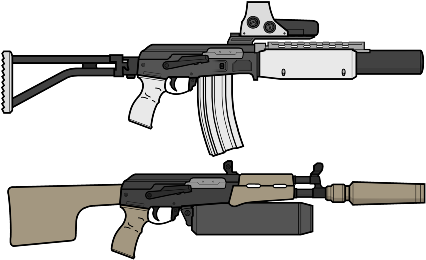 Specops Kalashnikov Customs By Lemmonade - Deviantart (900x620), Png Download