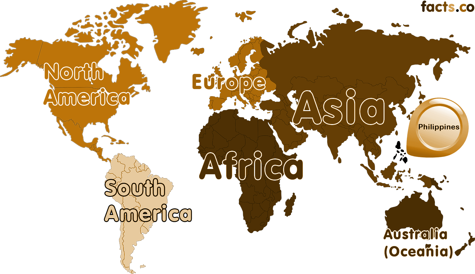 African Continent Just Like How Philippines, Korea, - Cuba In The World (1600x923), Png Download