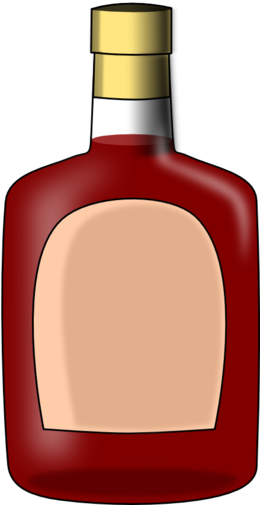 Brandy Clipart Liqueur Brandy Clip Art - Stock Photography (260x505), Png Download