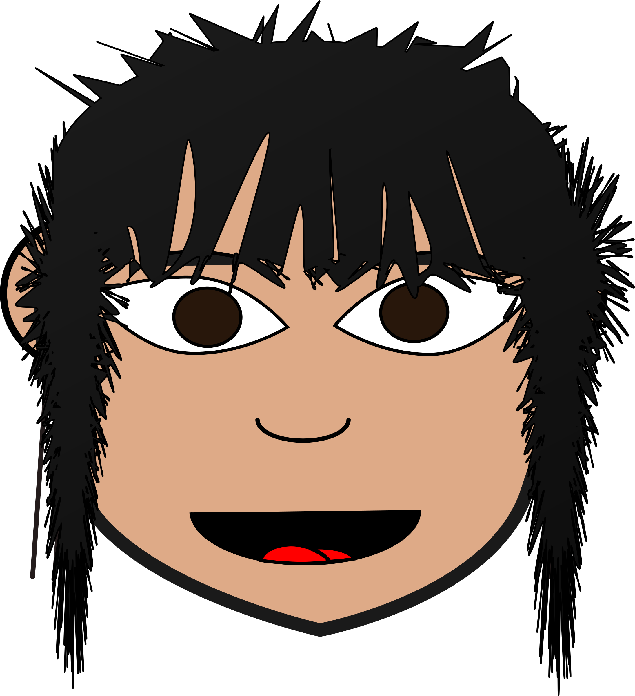 This Free Icons Png Design Of Bedhead Girl 2 (2191x2400), Png Download