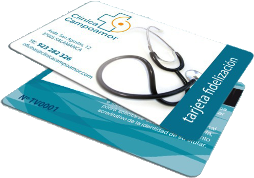 La Tarjeta De Fidelización De Clínica Campoamor, Está - Tarjetas De Seguros Medicos (536x398), Png Download