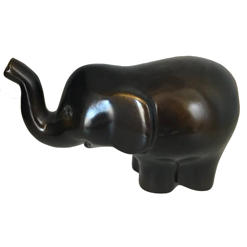 Jayav Art Sculpture Baby Elephant Lacquered Sculpture - Sculpture (788x788), Png Download