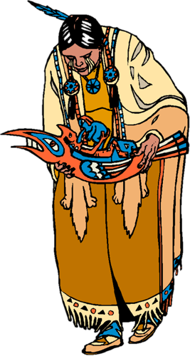 Indian People - American-3 Nativo Camiseta (267x500), Png Download