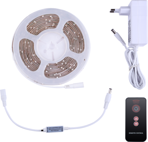 Led Strip 5m Warm White 2200k (480x460), Png Download