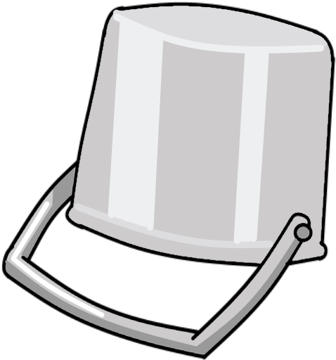 Bucket (532x574), Png Download
