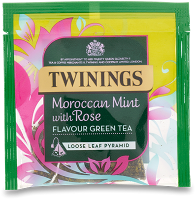 Moroccan Mint With Rose Flavour Green Tea Loose Leaf - Mint And Rose Tea (640x488), Png Download