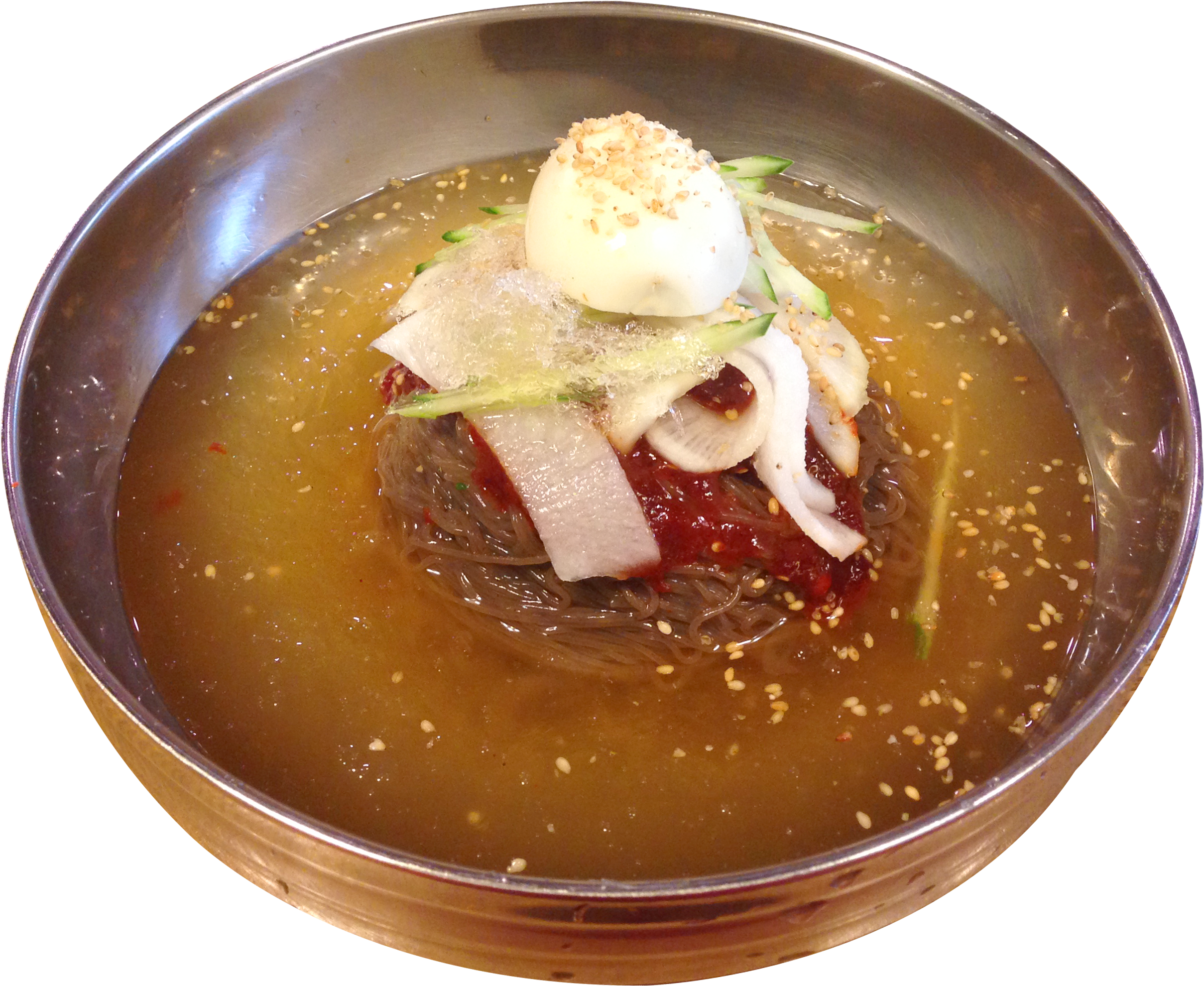 Korean Food Water Noodle - Noodle (2448x2448), Png Download