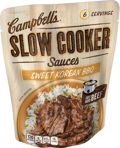 Campbell's Slow Cooker Sauces Tavern Style Pot Roast, (387x477), Png Download