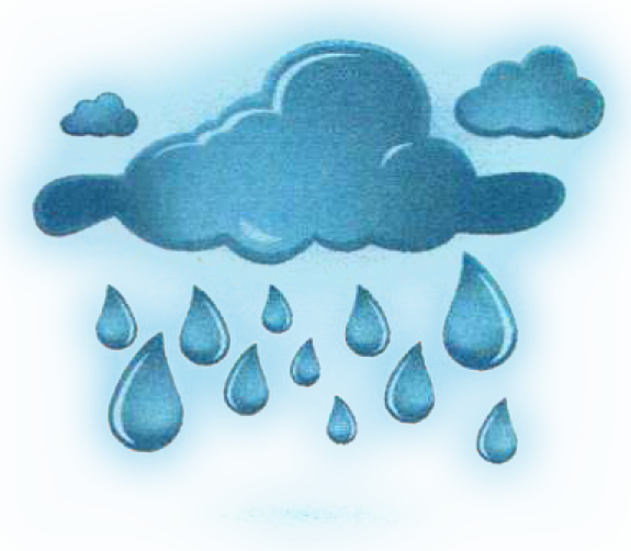 Preserving Mulch Color And Avoiding Color Washout - Transparent Blue Cloud Rain Icon (575x502), Png Download