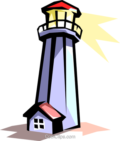 Farol Livre De Direitos Vetores Clip Art Ilustração - Lighthouse Clip Art (409x480), Png Download