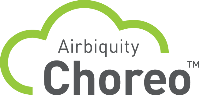 Choreo Logo Two Color - Airbiquity Choreo (650x311), Png Download