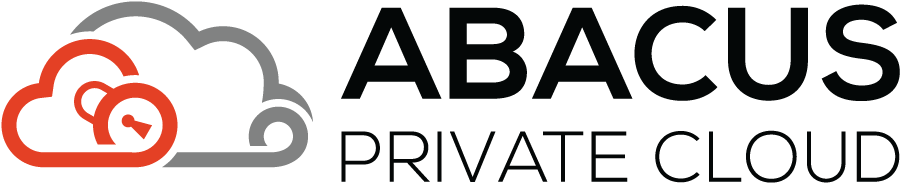 Horizontal 2 Color Dark Text Png Jpg - Abacus Private Cloud Logo (900x185), Png Download