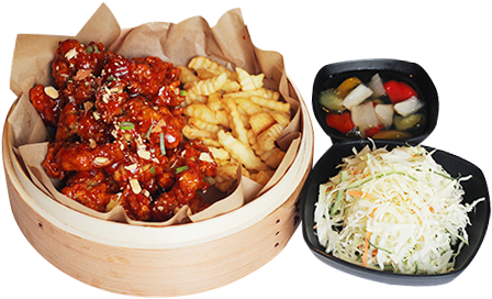 A Wide Range Of Korean Rice Wines & Cocktails, But - Take-out Food (500x333), Png Download