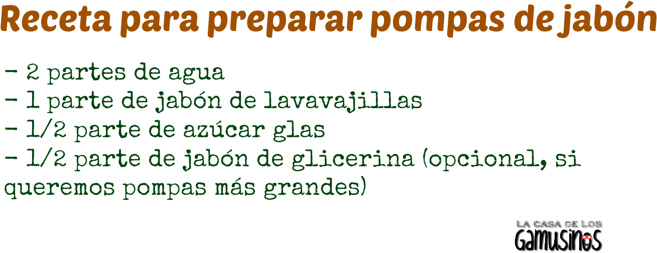 Receta Pompas Jabon - Spare 5 (1459x698), Png Download