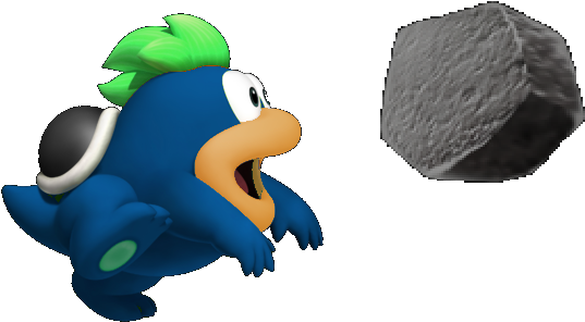 Stone Spikee3 - Spike Stone Png Mario (640x384), Png Download