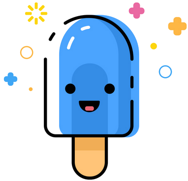 Line Clipart Ice Cream Cartoon Ice Cartoon Png 382 - Vector Flower (382x369), Png Download