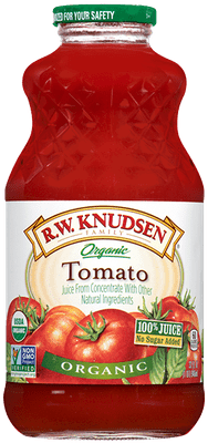 Rw Knudsen Tomato Juice - R.w. Knudsen - Organic Juice Tomato - 32 Oz. (400x400), Png Download