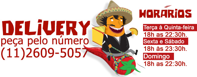 Horario Delivery - Delivery Comida Mexicana (656x253), Png Download