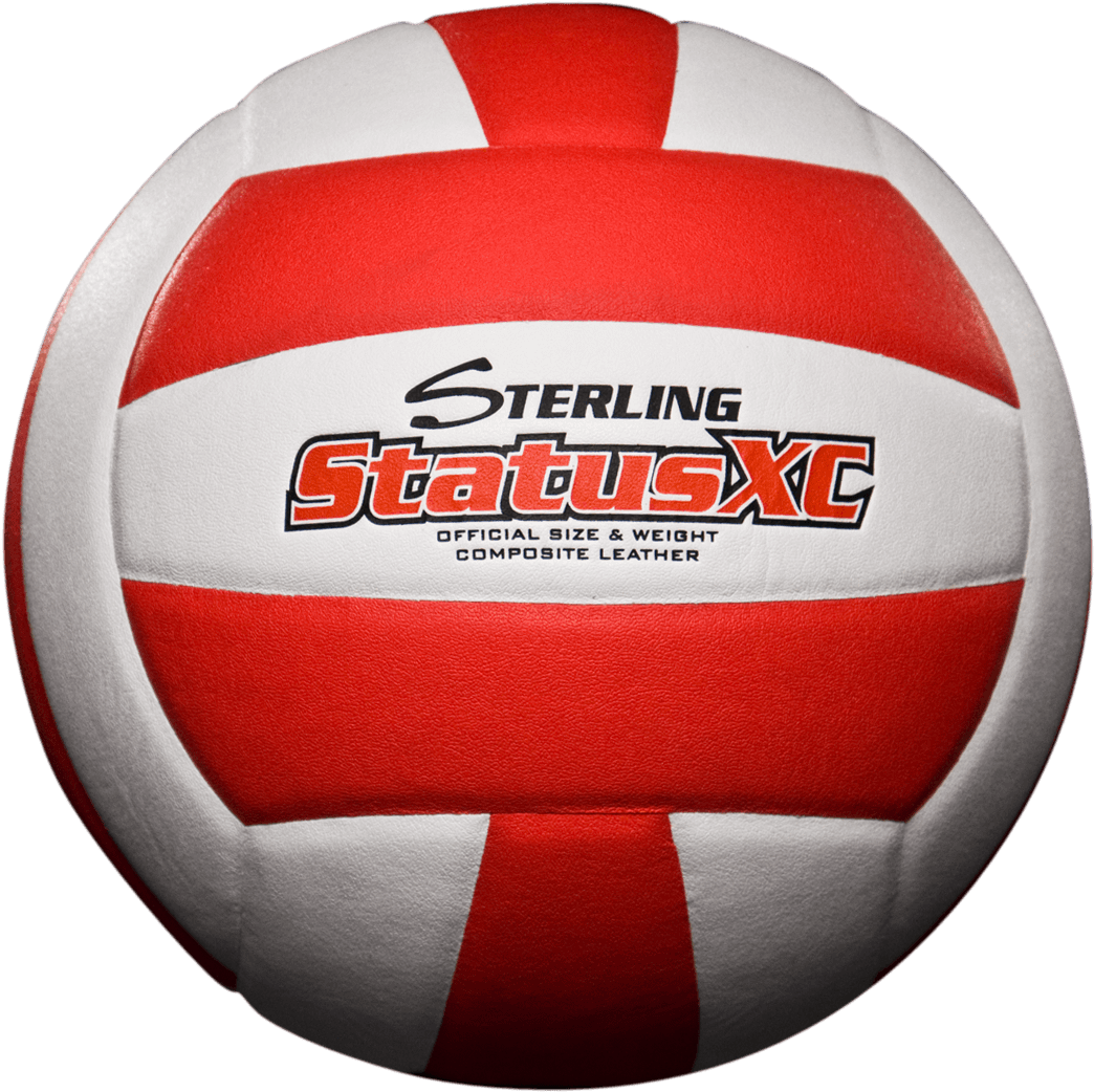 Sterling Red/white Official Size 5 Composite Leather (1200x1200), Png Download