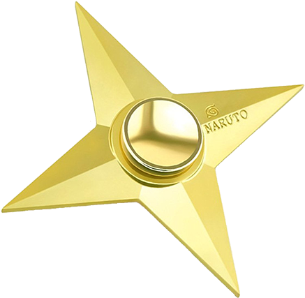Naruto Fidget Spinner - Naruto Gold Fidget Spinner (500x500), Png Download