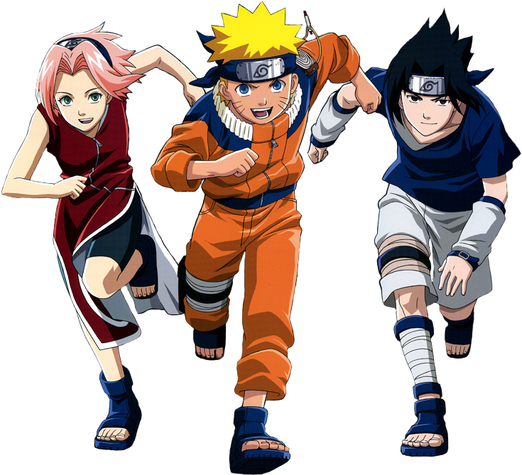 Naruto Diana Salsa - Naruto Team 7 Transparent (750x710), Png Download