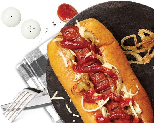 Ingredients - Chicago-style Hot Dog (535x445), Png Download