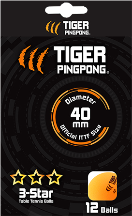 Premium 3-star 12pc - Ping Pong Balls (500x500), Png Download