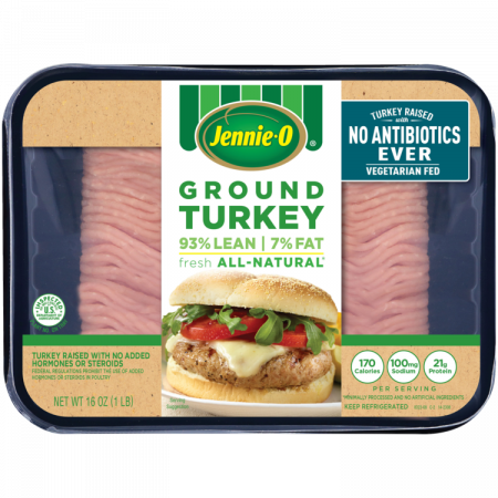 Lean Ground Turkey - Jennie-o Ground Turkey Breast 16 Oz. Tray (450x450), Png Download