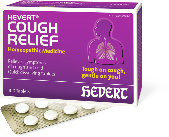 Cough Relief - Hevert Pharmaceuticals Hevert Stress Relief 100 Tabs (700x567), Png Download