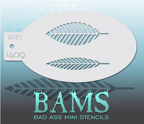 Bam - Badass Stencils (500x500), Png Download