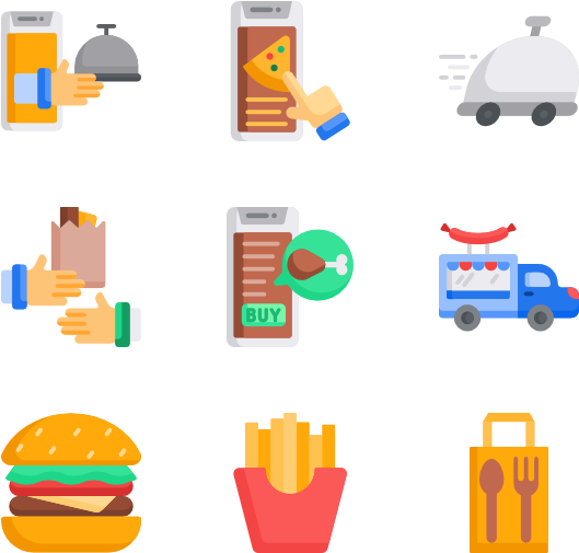 Food Delivery (600x564), Png Download