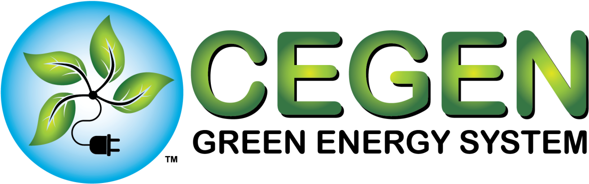 Cegen Green Energy System - Cegen (1319x418), Png Download