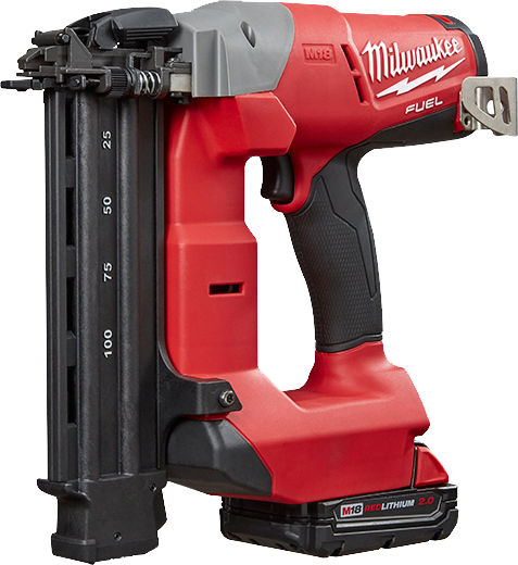 Pregadores E Grampeadores - Milwaukee 2740-20 Cordless Nailer,5/8 In. To 2-1/8 (477x520), Png Download