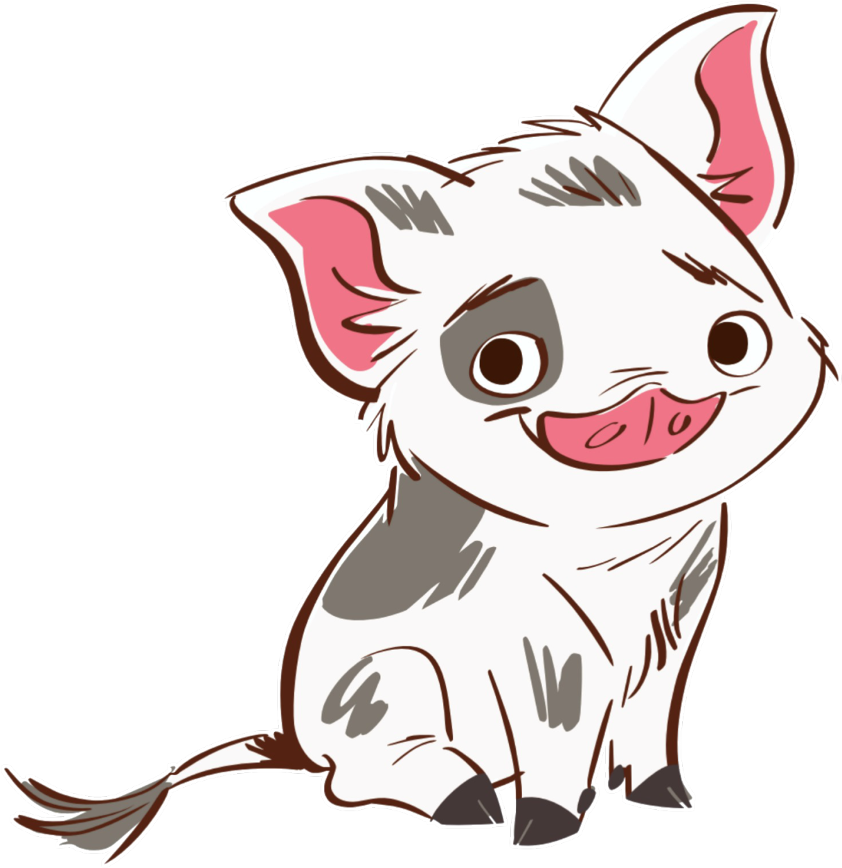 Artwork/png En Hd De Pua - Moana Clipart (1280x1323), Png Download