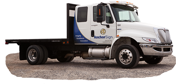 Anchor Truck Flatbed Truck - Truck (600x400), Png Download