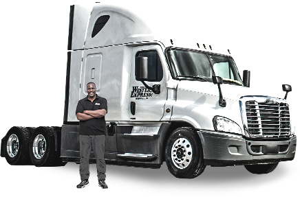 Or New To Flatbed Driving - Western Express Inc (436x287), Png Download